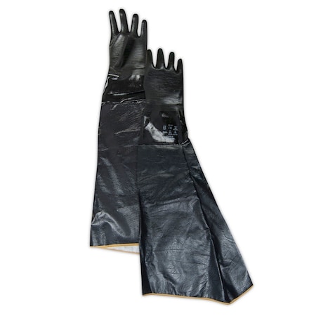 Magid Multimaster 6784R21HL Rough Finish Neoprene Glove with 21 Vinyl Sleeve 6784R-21HLL